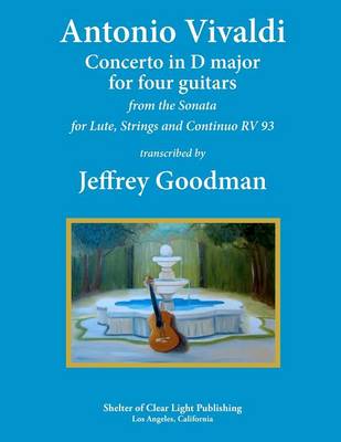 Book cover for Antonio Vivaldi Concerto in D major for Four Guitars