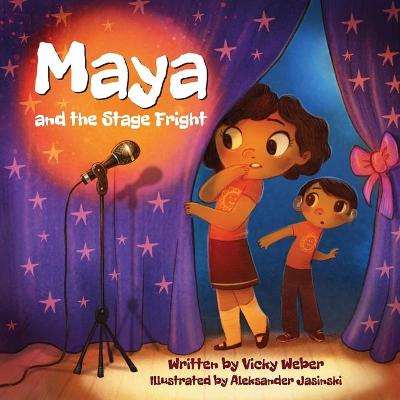 Book cover for Maya and the Stage Fright