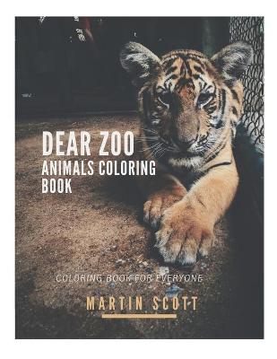 Book cover for Dear Zoo Animals Coloring Book