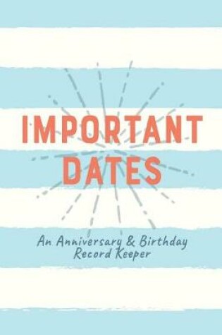 Cover of Important Dates