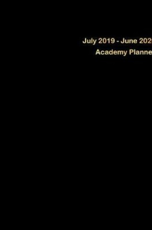 Cover of Academy Planner July 2019 - June 2020