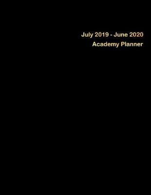 Book cover for Academy Planner July 2019 - June 2020