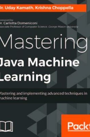 Cover of Mastering Java Machine Learning