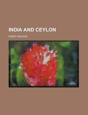 Book cover for India and Ceylon