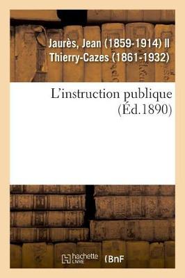 Book cover for L'Instruction Publique