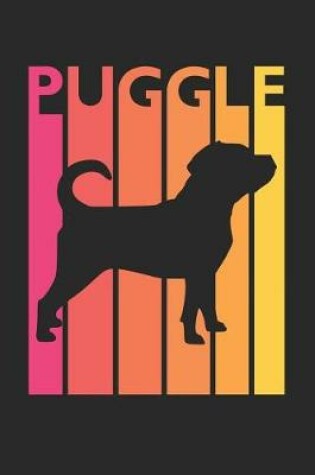 Cover of Vintage Puggle Notebook - Gift for Puggle Lovers - Puggle Journal