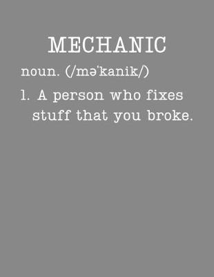 Book cover for Mechanic