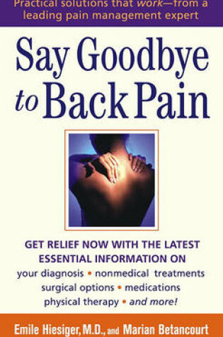 Cover of Say Goodbye to Back Pain