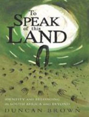 Book cover for To Speak of the Land