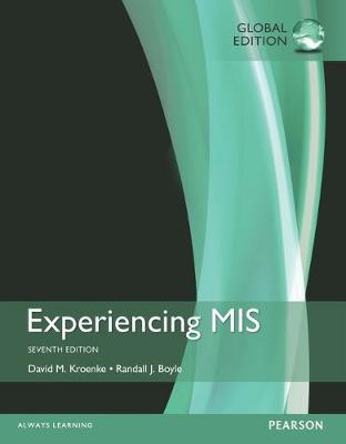 Book cover for Experiencing MIS, Global Edition