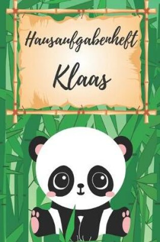 Cover of Hausaufgabenheft Klaas