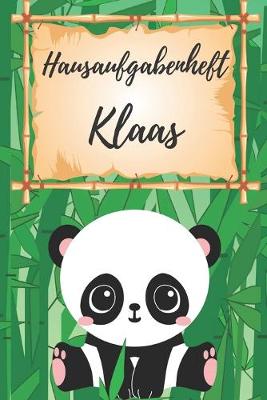 Book cover for Hausaufgabenheft Klaas