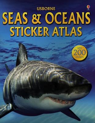 Book cover for Seas & Oceans Sticker Atlas