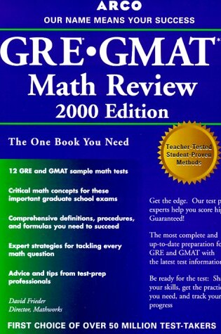 Cover of Gre-Gmat Math Review