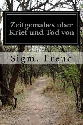 Book cover for Zeitgemabes uber Krief und Tod von