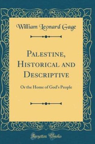 Cover of Palestine, Historical and Descriptive