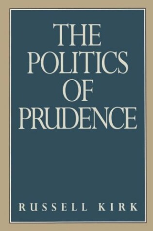 Cover of The Politics of Prudence