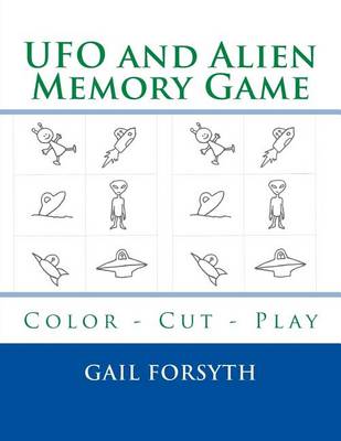 Book cover for UFO and Alien Memory Game