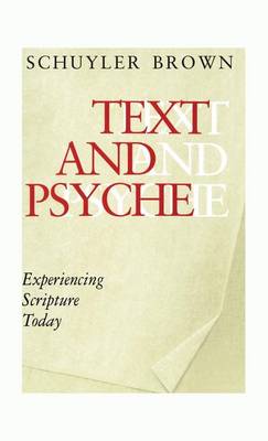 Cover of Text and Psyche