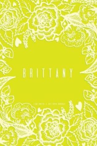 Cover of Brittany Journal, Dot Grid, Lime Green
