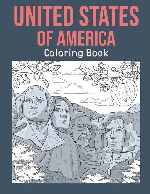 Book cover for United States Of America Coloring Book
