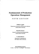 Book cover for Fundamentals of Production/Operations Management