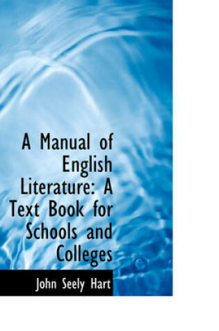 Cover of A Manual of English Literature