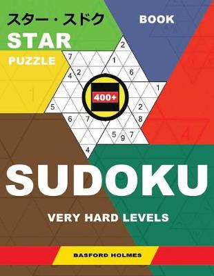 Book cover for Book Star Puzzle 400+ Sudoku. Very Hard Levels.