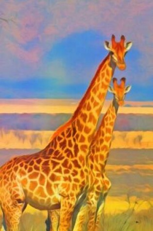 Cover of Journal Notebook For Animal Lovers - Giraffes