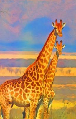 Book cover for Journal Notebook For Animal Lovers - Giraffes