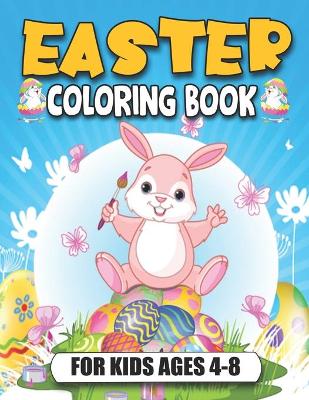 Book cover for Easter Coloring Book for Kids Ages 4-8