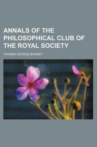 Cover of Annals of the Philosophical Club of the Royal Society