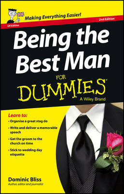 Book cover for Being the Best Man For Dummies - UK