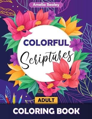 Book cover for Bible Verse Adult Coloring Book