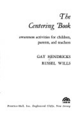 Cover of Centring Book