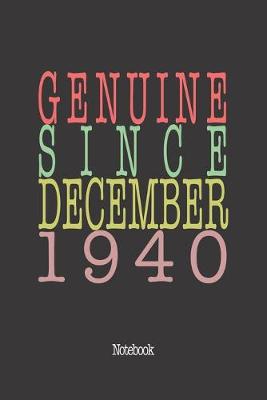 Book cover for Genuine Since December 1940