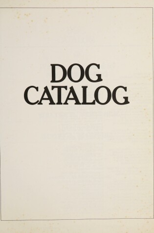 Cover of Dog Catalog