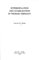 Cover of Hyperinflation and Stabilization in Weimar Germany