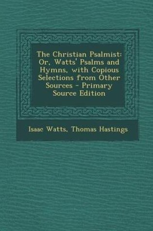 Cover of The Christian Psalmist