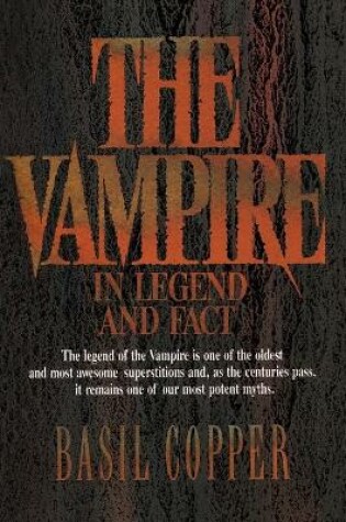 Cover of The Vampire in Legend, Fact and Art