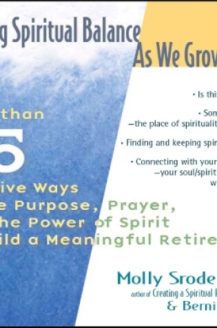 Cover of Keeping Spiritual Balance as We Grow Older