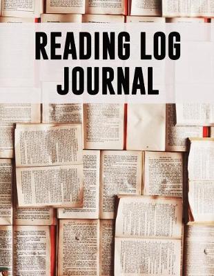 Book cover for Reading Log Journal