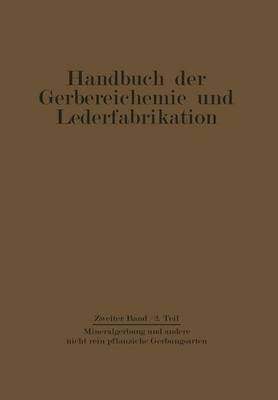 Book cover for Mineralgerbung Und Andere Nicht Rein Pflanzliche Gerbungsarten