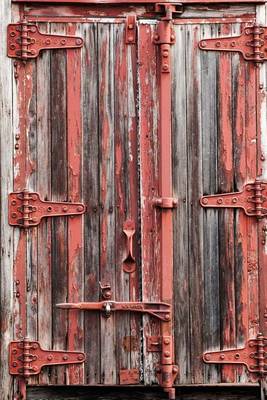 Book cover for Antique Locomotive Train Container Door, for the Love of Trains