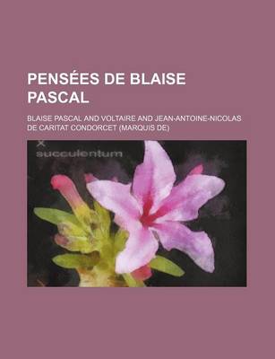 Book cover for Pensees de Blaise Pascal (2)