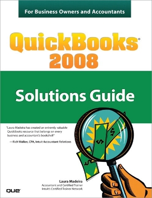 Book cover for QuickBooks 2008 Solutions Guide for Business Owners and Accountants