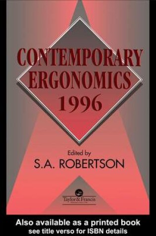 Cover of Contemporary Ergonomics 1996