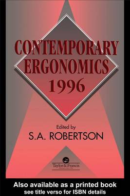 Book cover for Contemporary Ergonomics 1996