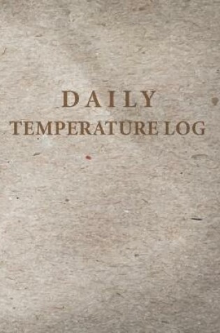 Cover of Daily Temperature Log