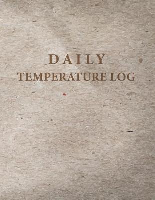 Book cover for Daily Temperature Log